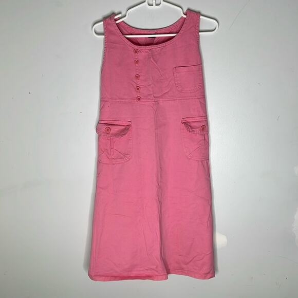 LUCKMAN Pink Button Detail Sleeveless Dress Size Large - Picture 1 of 7